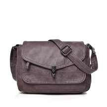 bags : Crossbody Tas Dames Retro Zwart - The Carolina Bag Polyester in Retro Paars van Pantino