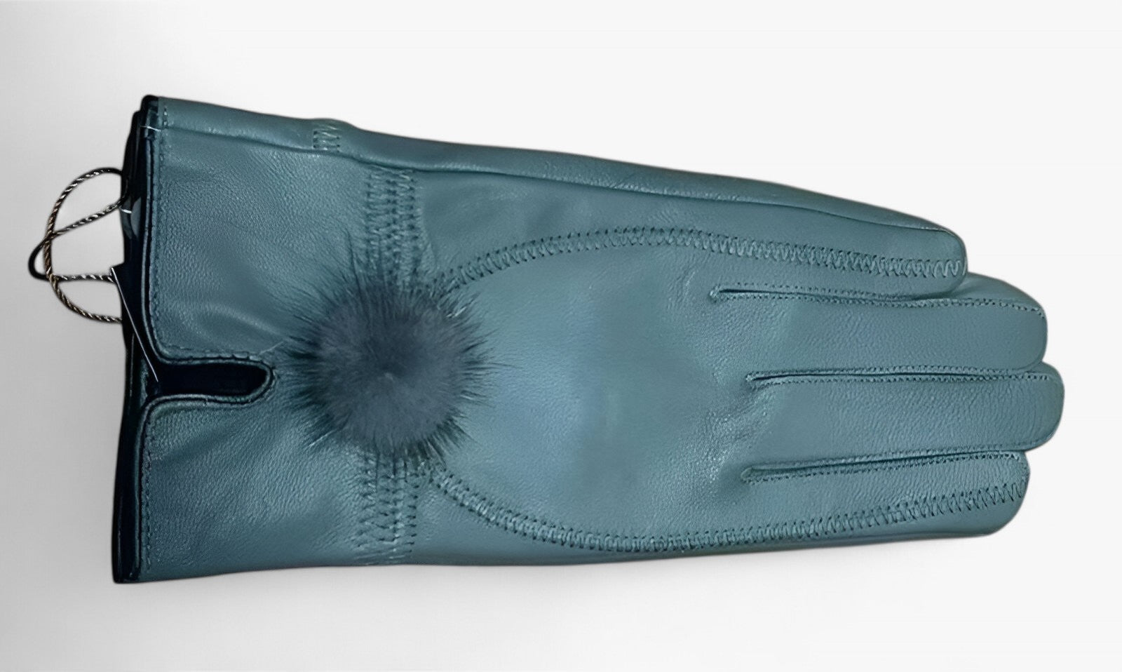 Gloves : Handschoenen Chocolade - Warme Leren - Luxe en Stijl in GRIJS One Size van Pantino