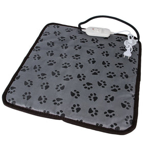 pets : Huisdier Winterdeken Grijs - Waterdichte Warmtedeken Pootjesprint - Fleece in van Pantino