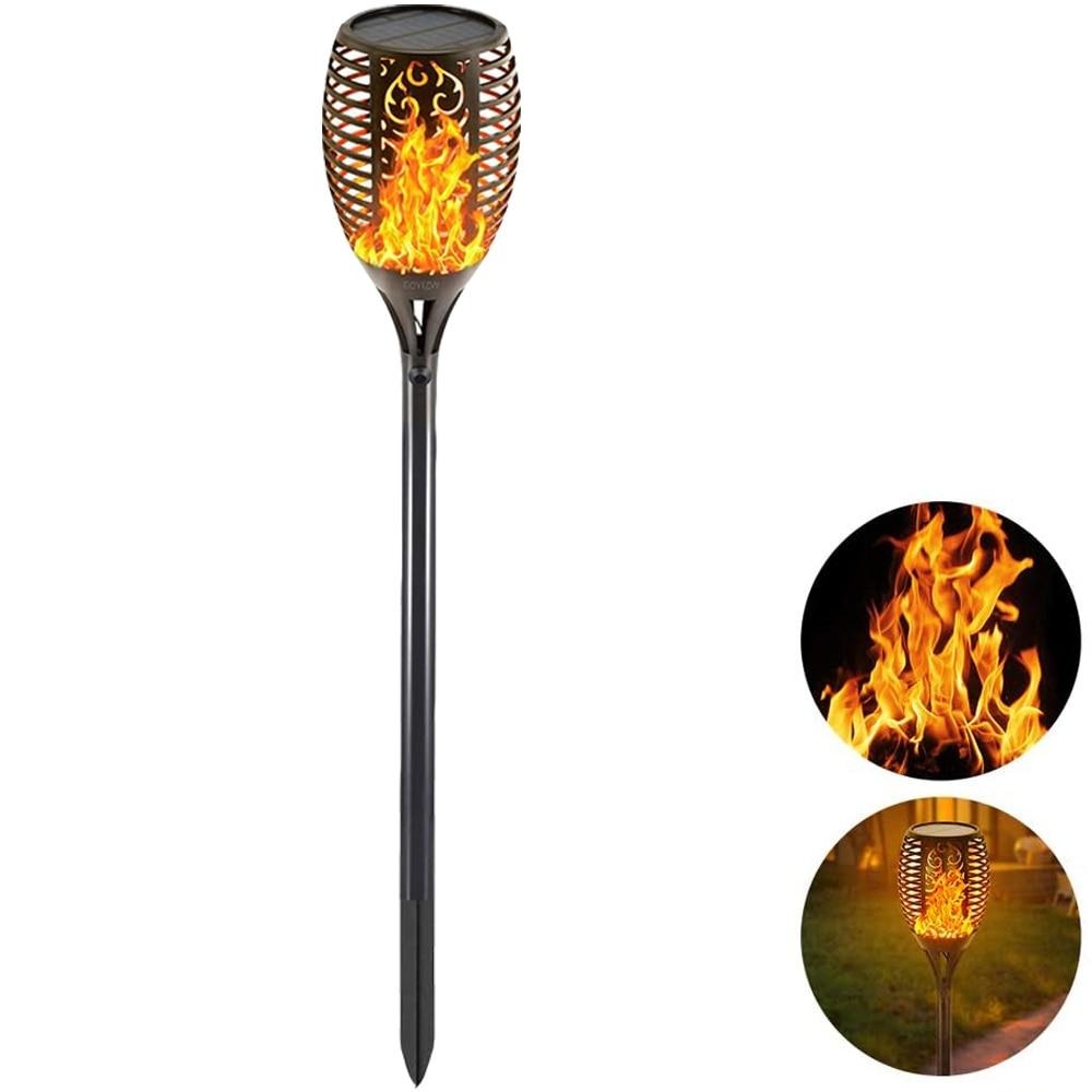 outdoor equipment : Flikkerende Vlam Solar Fakkels - Sfeerverlichting Tuin Feest - Solar LED in van Pantino