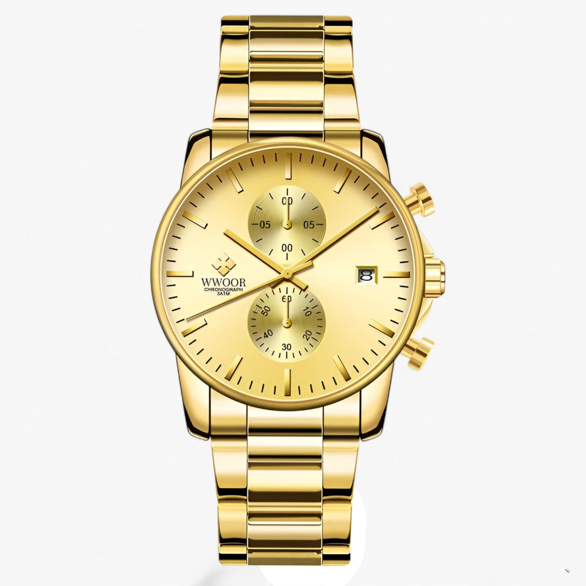 watches : Horloge Goud - Luxe Zakelijk Chronograafhorloge in van Pantino