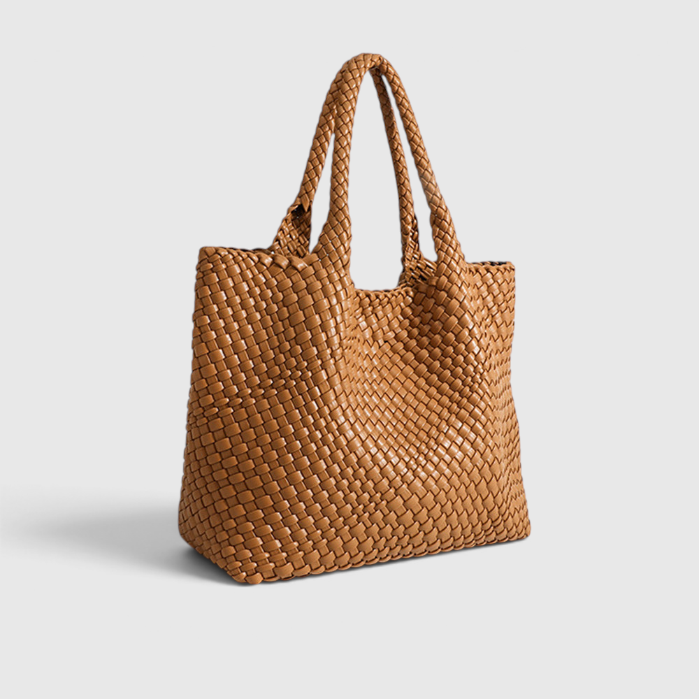 Woven Tote Bag – Luxury Handbag with Spacious Design