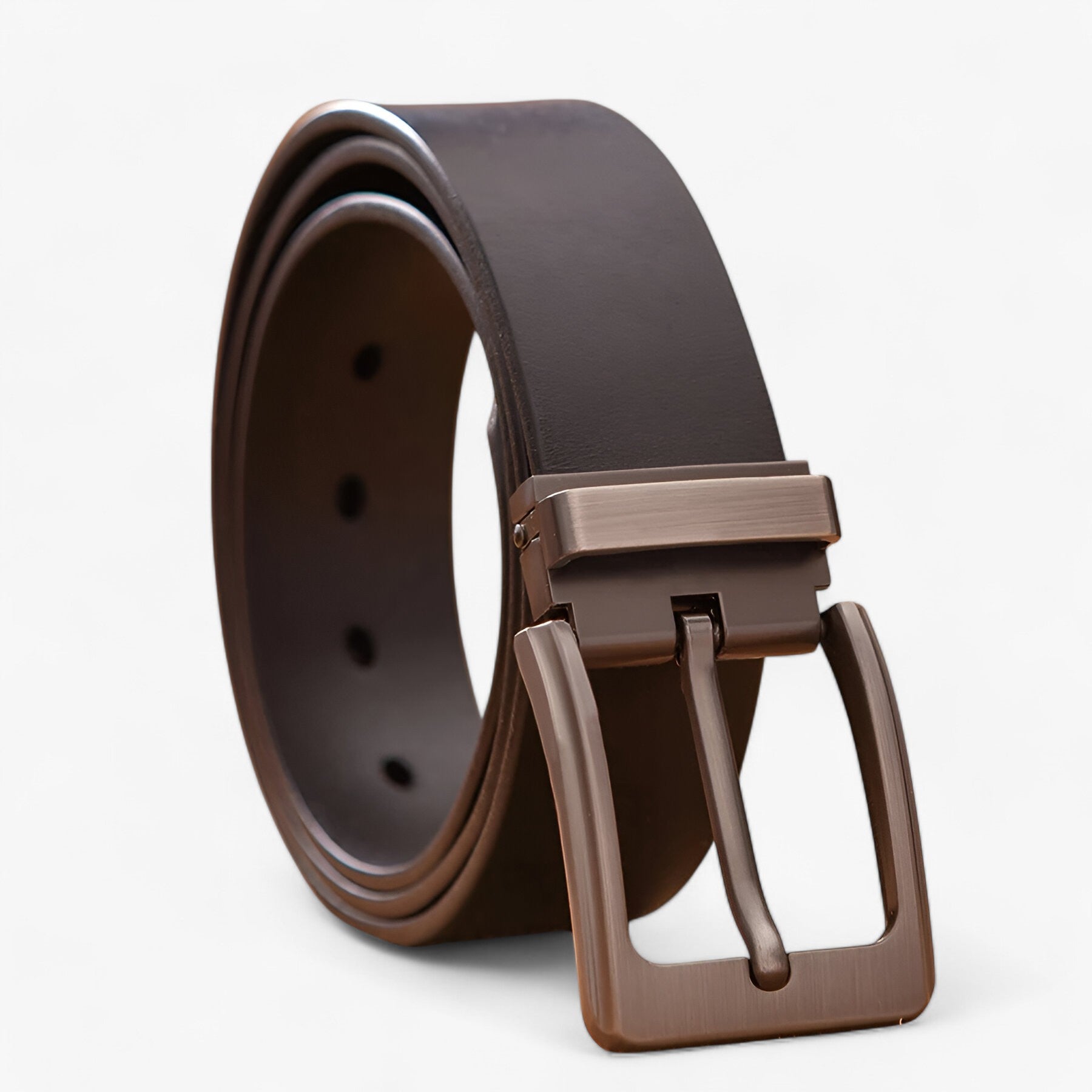 Men's Belt : Riem Heren Zwart - Stijlvolle Leren Forenzenriem Leer in van Pantino