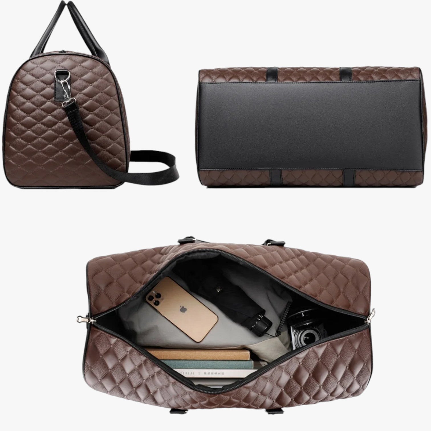 Bags : Leren weekendtas voor heren: en ruim voor elke reis in van Pantinoshop