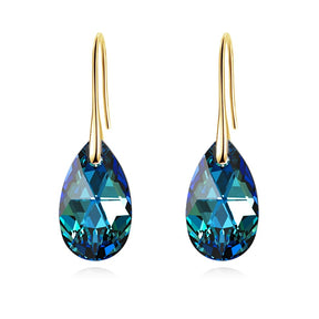 Earrings : Oorbellen Dames Zilver - Teardrop Kristal in van Pantino