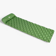 outdoor equipment : Opblaasbare Slaapmatras - Ultra Lichte Bekleding voor Comfort Buitenshuis - Marineblauw in Groen van Pantino