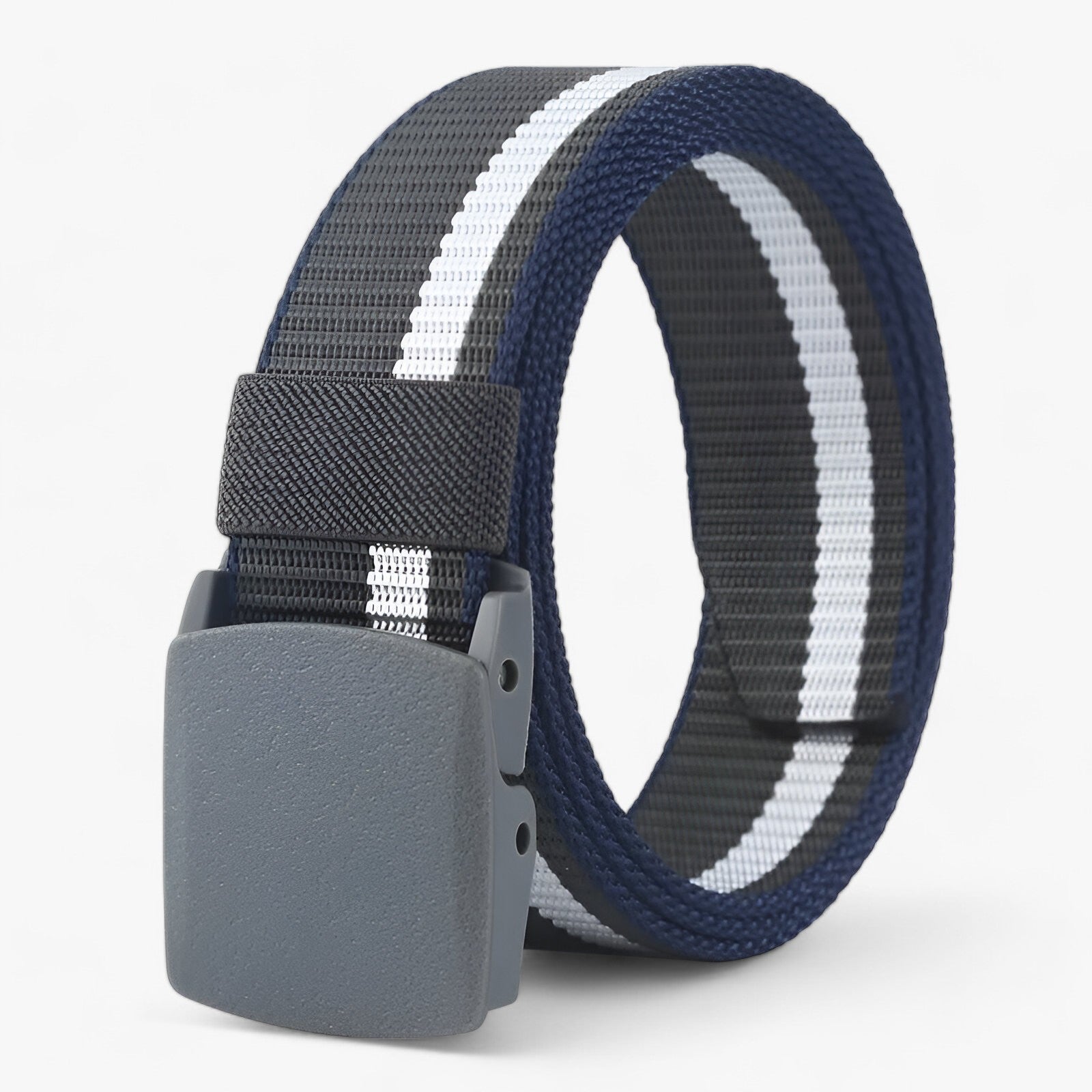 bags : Hybride Nylon Reisriem Heren - Blauw Zwart in van Pantino