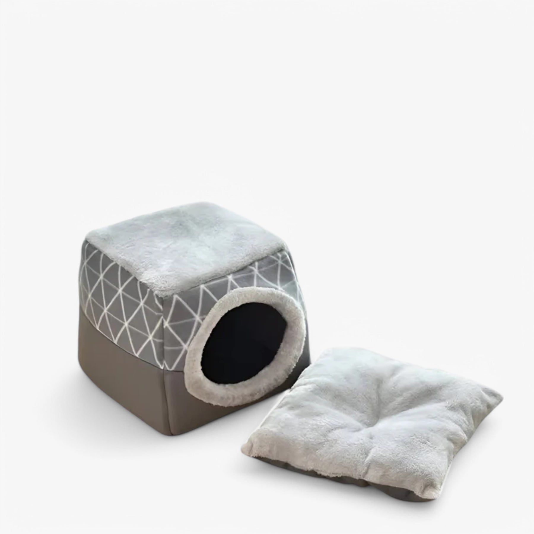 pets : Multifunctioneel Warm Huisdierbed - Zwart in van Pantino
