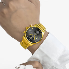 watches : Lichtgewicht Roestvrijstalen Chronograafuurwerk - Zwart Wit in van Pantino