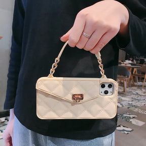 Phone Case : Tas Telefoonhouder iPhone Roze - Compact Dagelijks Gebruik - Siliconen in van Pantino