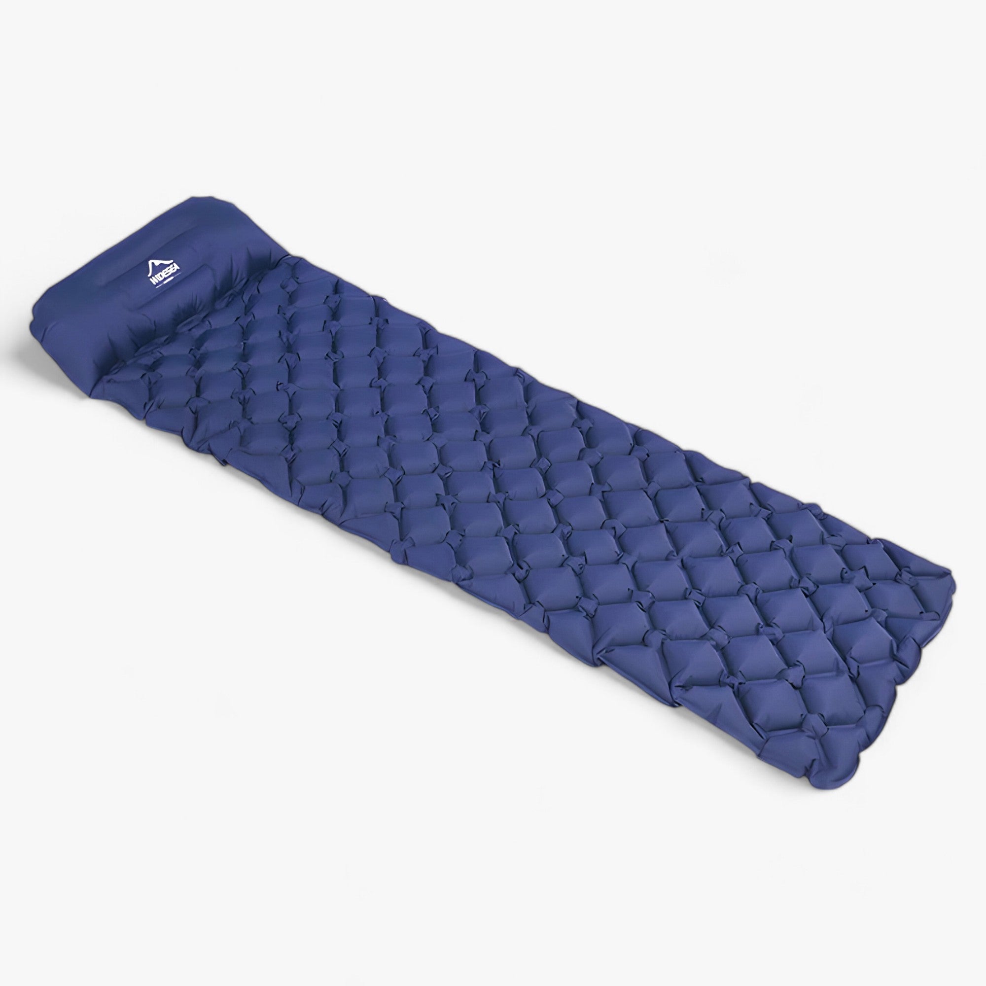 outdoor equipment : Opblaasbare Slaapmatras - Ultra Lichte Bekleding voor Comfort Buitenshuis - Marineblauw in Marineblauw van Pantino