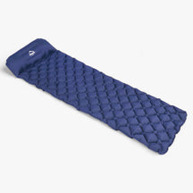 outdoor equipment : Opblaasbare Slaapmatras - Ultra Lichte Bekleding voor Comfort Buitenshuis - Marineblauw in Marineblauw van Pantino