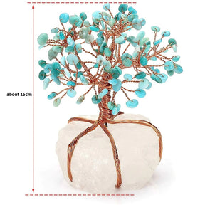 home & garden : Feng Shui Bonsai Ornamenten Heren Amethist - Rozenkwarts in van Pantino
