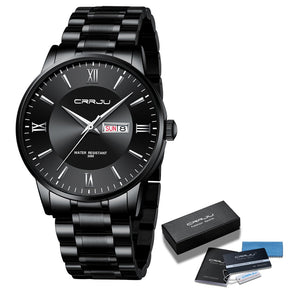 watches : Heren sporthorloge zwart - Waterdicht siliconen chronograaf met datum en stopwatch in Zwart van Pantino