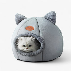 pets : Warm Winter Dierenmand - Zwart in van Pantino