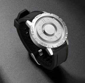 watches : Horloge Zwart - Stalen Band - Het Uniekste van in Zilver - rubberen band (uitverkocht) van Pantino