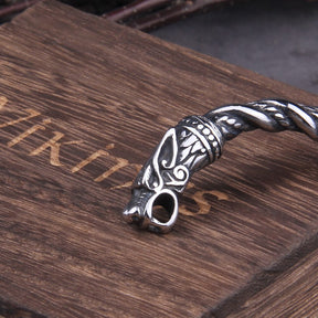 Bracelet : Draken Armband Noordse Mythologie Roestvrijstaal in van Pantino