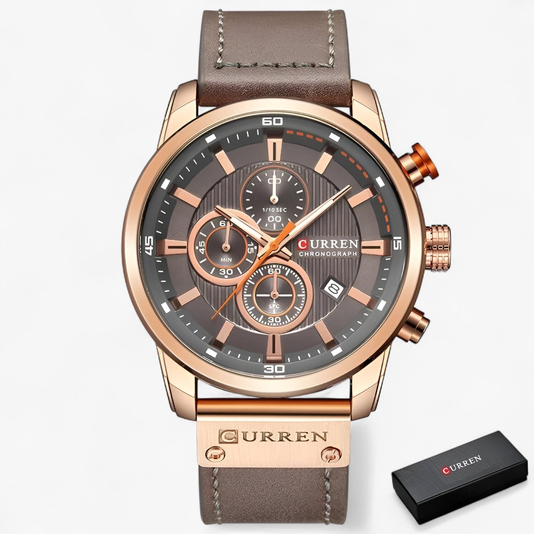 Watches : CURREN chronograaf polshorloge voor heren in van Pantino