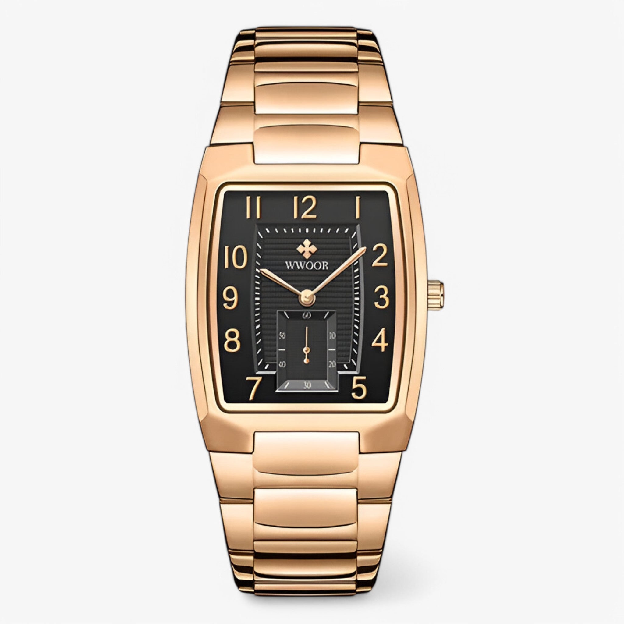 watches : Horloge Zwart - Luxe Zakelijk met Vierkante Wijzerplaat in van Pantino