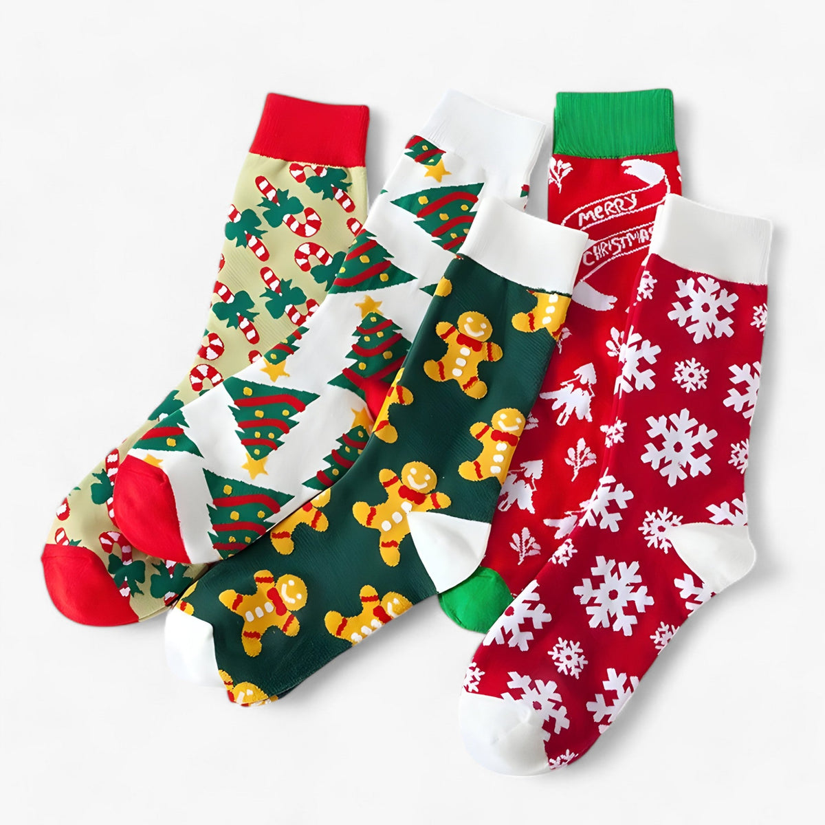 Socks : Cartoon Wintersokken voor Kerstmis - Comfortabele en Leuke Cadeaus voor Meisjes in van Pantino