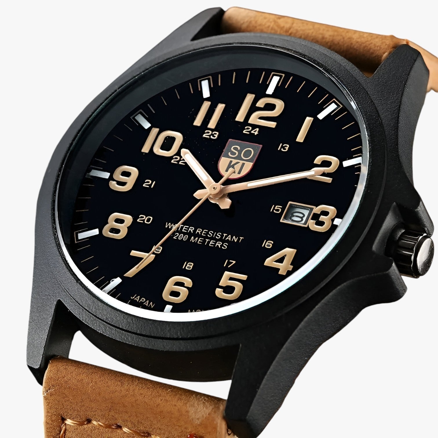 Women's Watch : Eleganza Dagelijks - Dameshorloge met Datumaanduiding en Sportieve Stijl - Zwart Wit in van Pantino