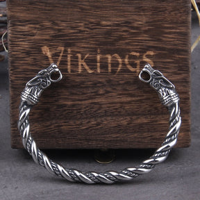 Bracelet : Draken Armband Noordse Mythologie Roestvrijstaal in van Pantino
