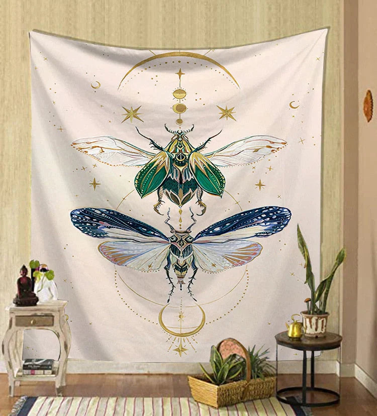 home & garden : Fantasie Wandtapijt 95x73 cm in 95x73 cm HTH03 van Pantino