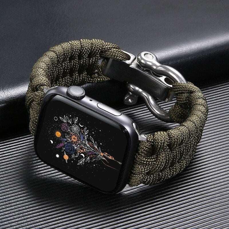 Smartwatch Band : Romo Essentieel voor de Apple Watch - Groen in Groen van Pantino