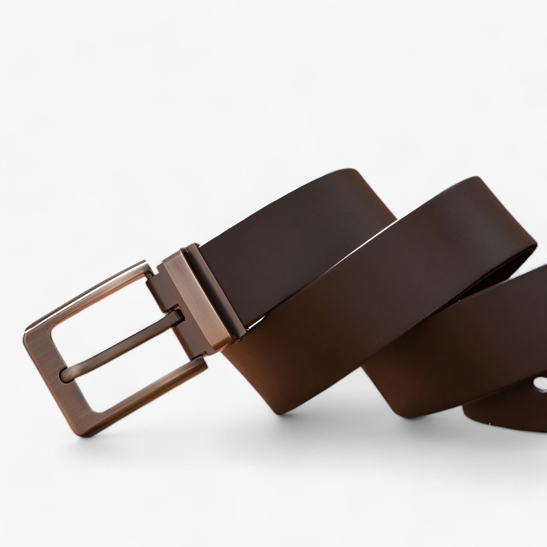 Men's Belt : Riem Heren Zwart - Stijlvolle Leren Forenzenriem Leer in van Pantino