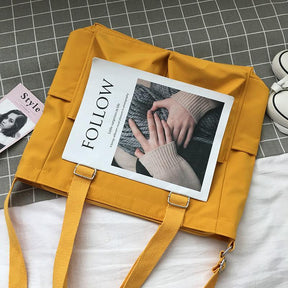 Dress : Waterdichte Combi-Tas - Geel in van Pantino