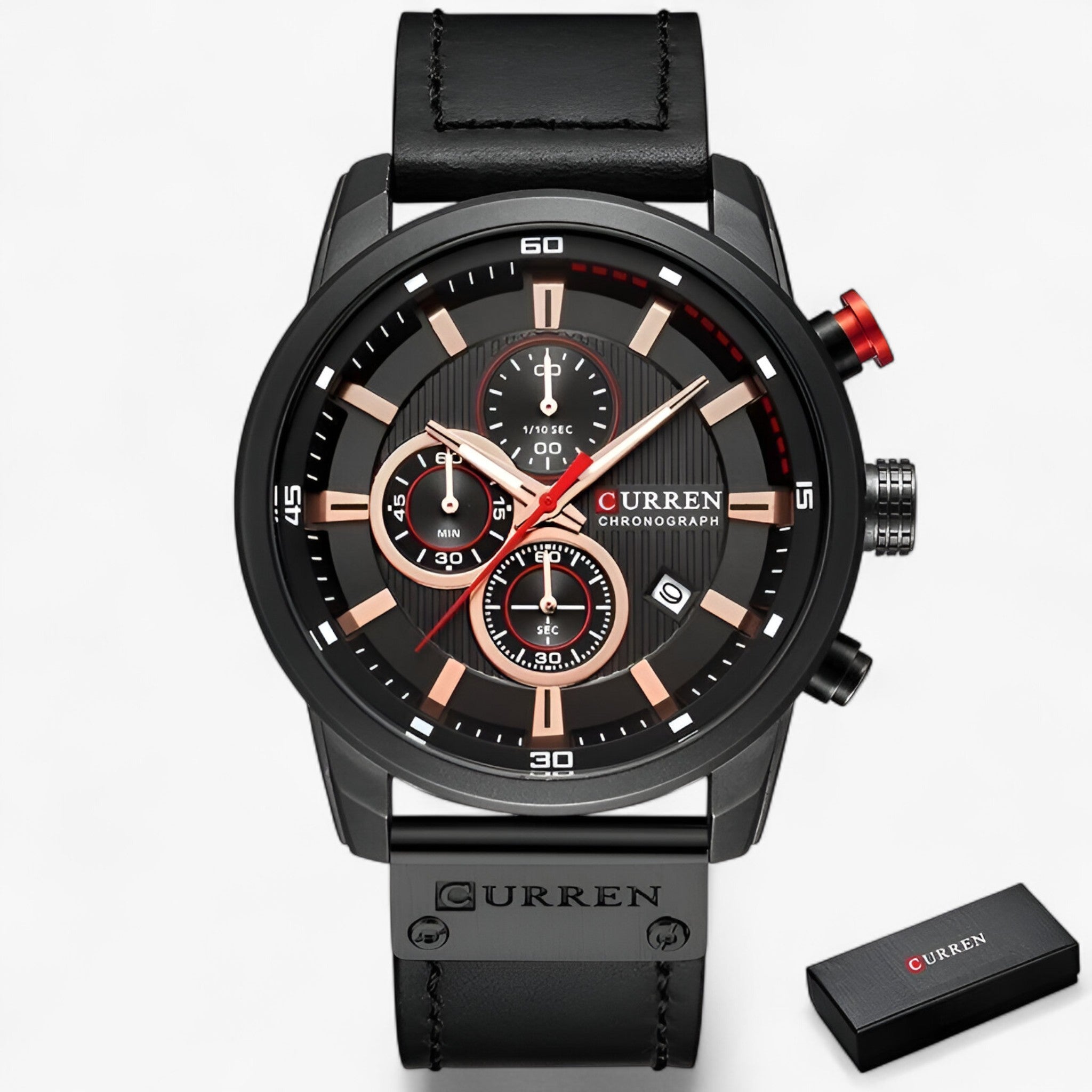 Watches : CURREN chronograaf polshorloge voor heren in van Pantino