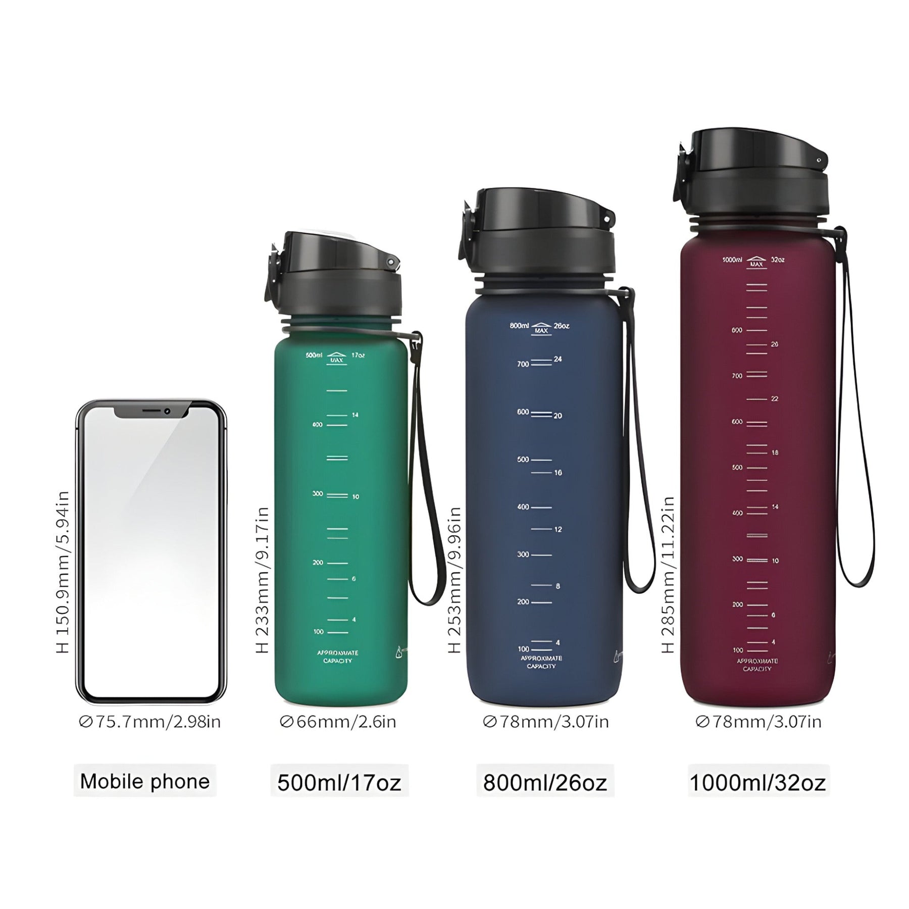 gadgets : HydraShake - Sport Shaker Bottle - BPA-Vrij en Lekvrij in van Pantino