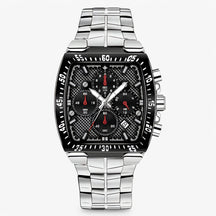 watches : Horloge Goud Goud - Luxe Militair in zwart zilver van Pantino