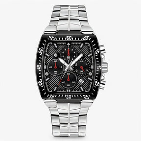 watches : Horloge Goud Goud - Luxe Militair in zwart zilver van Pantino