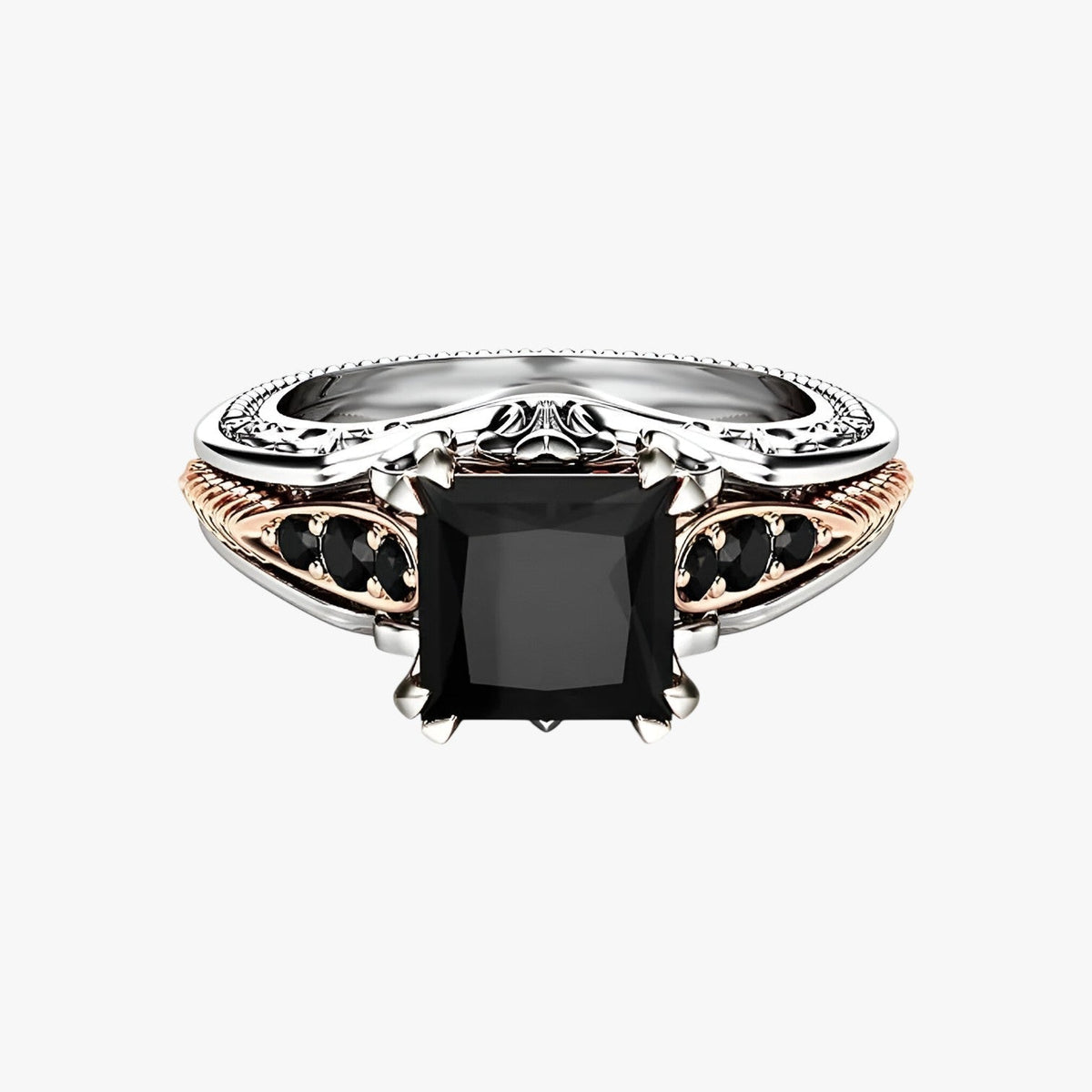 Ring in zilver 925 met natuurlijke diamant van 1 karaat