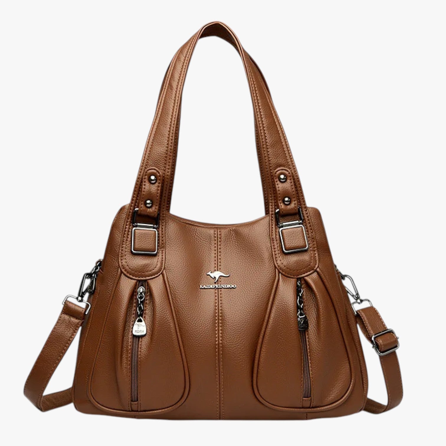 Dagelijkse elegantie - De leren schoudertas die elke look verrijkt Dames