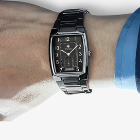 watches : Horloge Zwart - Luxe Zakelijk met Vierkante Wijzerplaat in van Pantino