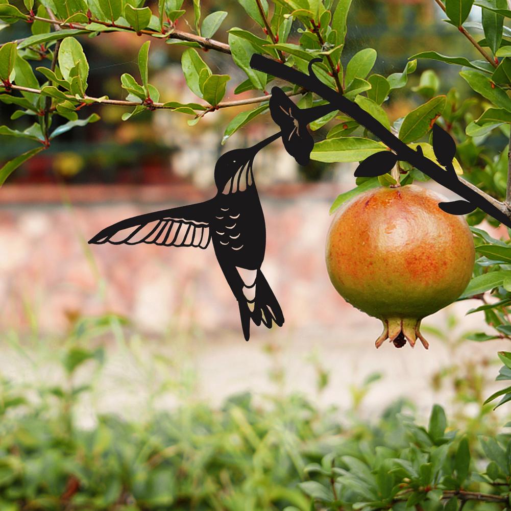 home & garden : Metalen Vogel Silhouet - Tuin Kunst Decoratie - Metaal in van Pantino