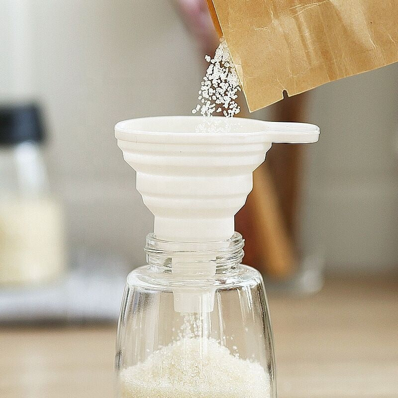 home & garden : Opvouwbare Trechter - Handige Tool voor in de Keuken - Blauw in van Pantino