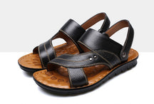 Sandals : Sandalen Zwart - Lederen in Zwart van Pantino