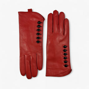 Gloves : Handschoenen Rood - Luxe Leren voor Koude Dagen in van Pantino