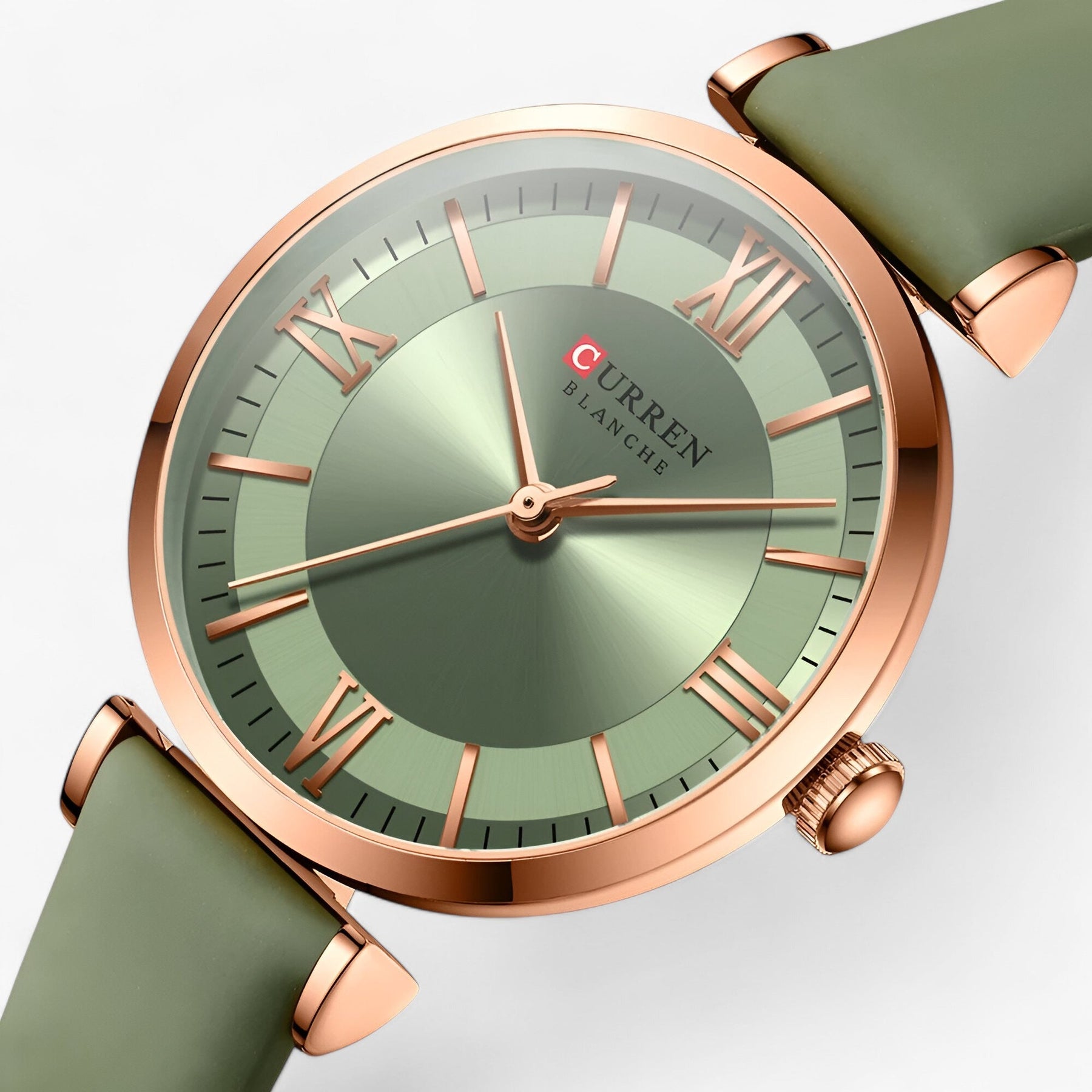 watches : Luxe Horloge voor Vrouwen Dames - Elegante Quartz Ontwerp - Groen in van Pantino