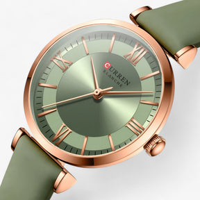watches : Luxe Horloge voor Vrouwen Dames - Elegante Quartz Ontwerp - Groen in van Pantino