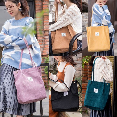 bags : Corduroy Schoudertas Dames Geel - Vrijetijdststas in Zwart van Pantino