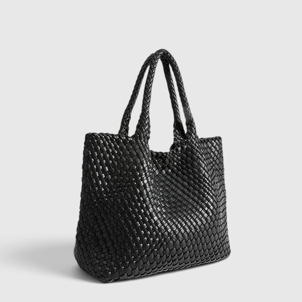 Woven Tote Bag – Luxury Handbag with Spacious Design