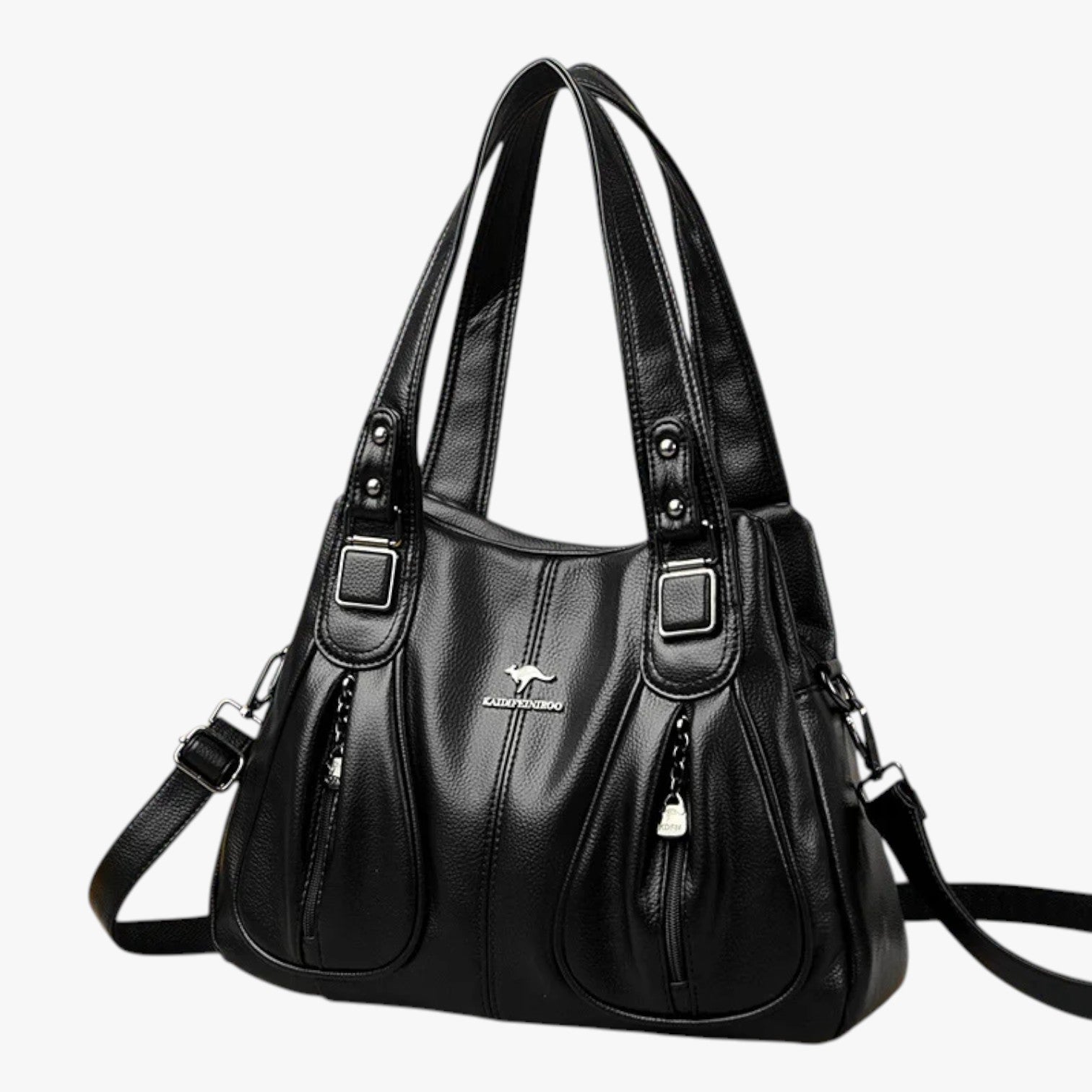 Dagelijkse elegantie - De leren schoudertas die elke look verrijkt Dames