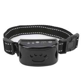 pets : Anti-Blaf Hondenhalsband – Oplaadbaar, Verstelbaar met Geluid- en Trilfunctie in Zwart van Pantinoshop