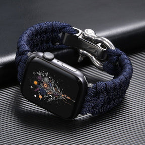 Smartwatch Band : Romo Essentieel voor de Apple Watch - Groen in Blauw van Pantino