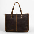 Tote Bag Dames - Vintage Leren Tas - Grote Capaciteit