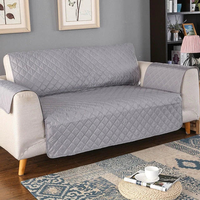 home & garden : Anti-Slijtvaste Sofa Beschermer - Rood in Grijs van Pantino